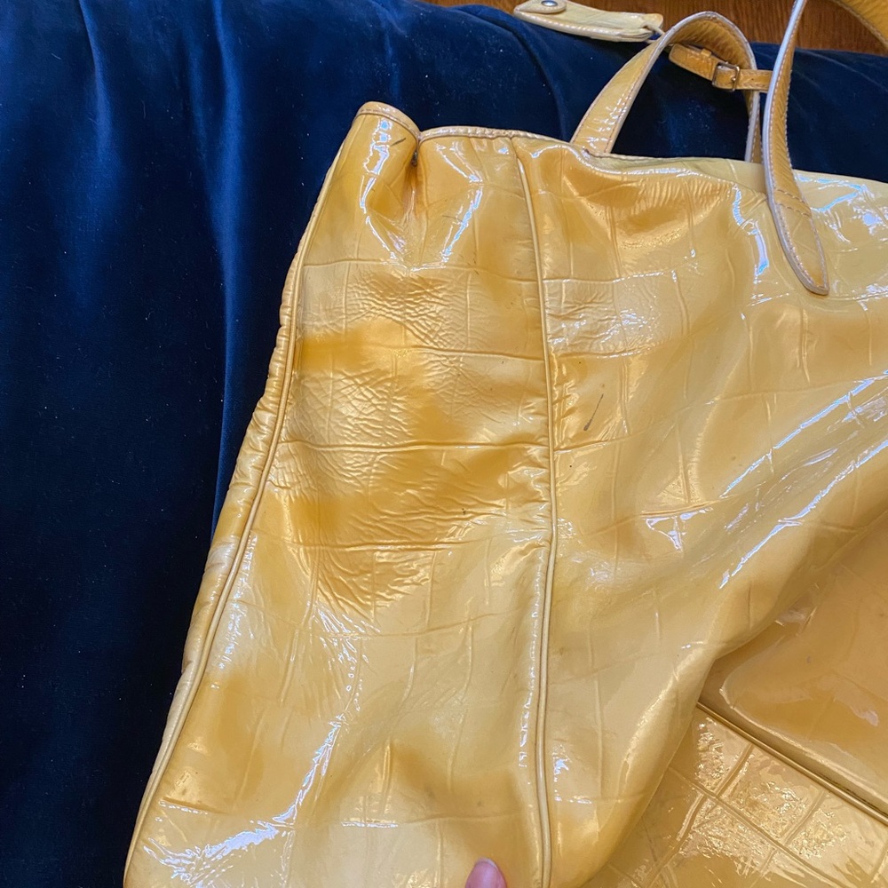 YSL vintage cream patent leather - good condition with yellowish discoloration - Picture 6 of 8